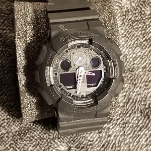 Casio GA100C-8ACR G SHOCK Quartz Watch